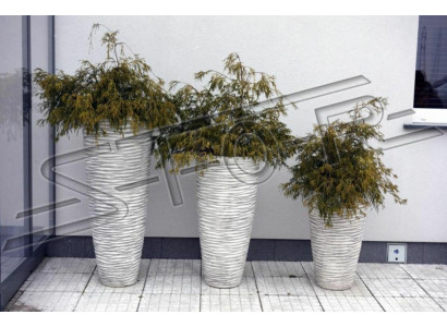 Natural flower pot plant container decoration garden vases flower pots figure
