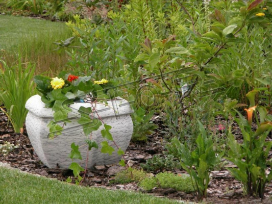 Natural flower pots plant containers decoration garden vases figure flower pots