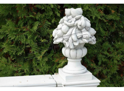 Column Statue Base Head Cover Column Antique Style Garden Decoration Statue