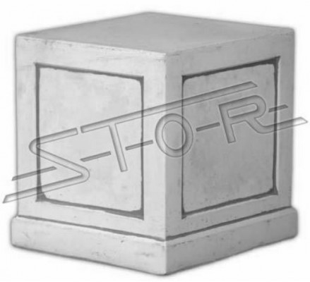 Base for columns column foundation garden terrace white figures stand