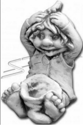Statue Figure Crazy Boy Garden Decoration Sculpture Figures