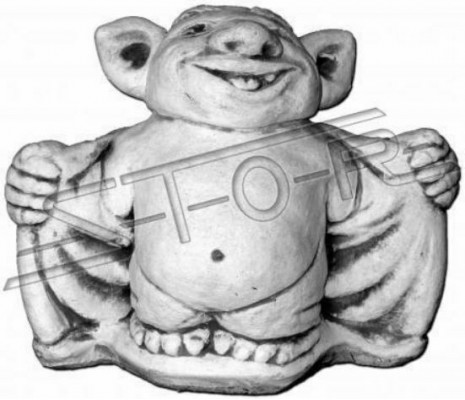 Troll 20cm Sculpture Design Figurine Statue Garden Figures Statues