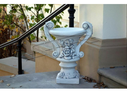 Vase Decoration Decorative Article Garden Terrace Flowerpot Vases White Cable