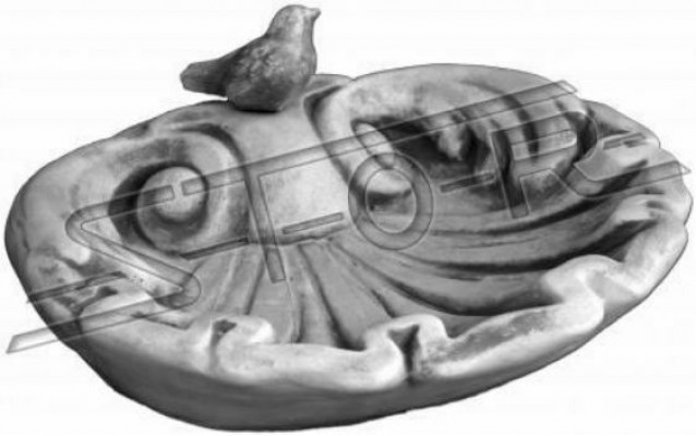 Bird Bath Sculpture Decor Design Figure Statue Garden Figures Statues
