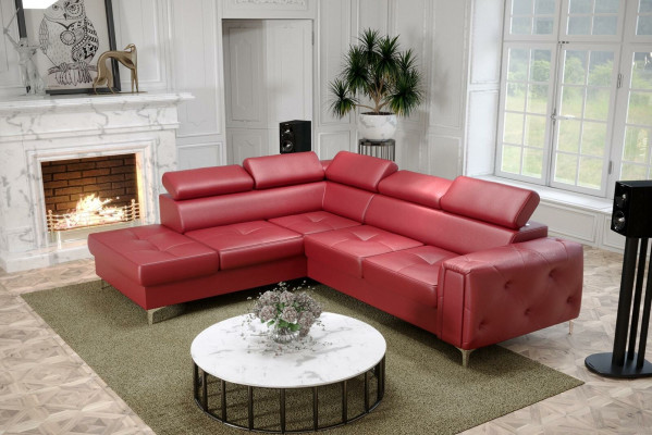 Design corner sofa L-shape couch upholstery luxury living room soft style couches new