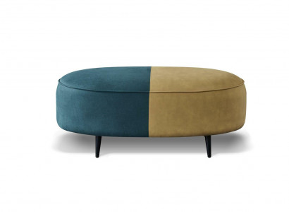 Design Ottoman Oval Chesterfield Pouf Footstool Furniture Upholstered Stool Seat Stool