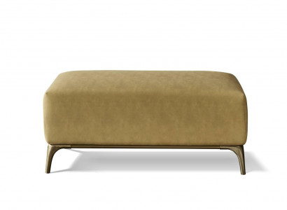Design stool, design upholstery footstool, ottoman seating, textile chaise lounge
