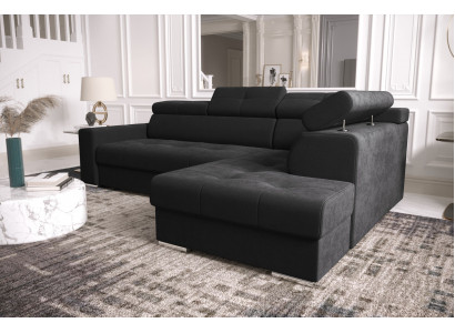 Sectional sofa L shape couch upholstery living room couches sofas modern black design