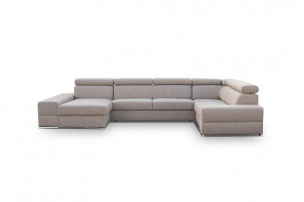 Leather sectional sofa design, U-shaped sectional sofas, modern upholstered living room furniture.