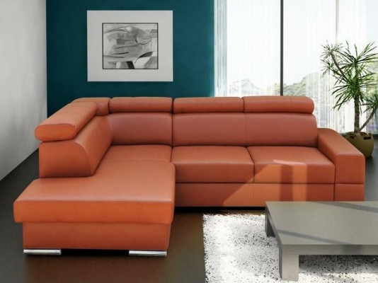 High-quality living room sofa corner sofa L-shape bed function fabric modern couches