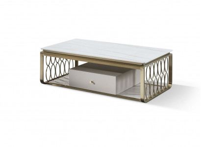 Classic luxury designer coffee table sofa decor living room table side table