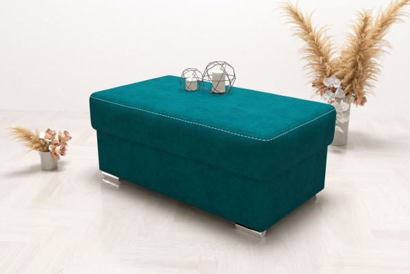 Furniture Living Benches Seat Textile Green Design Ottoman Stool Upholstered Stool Foot