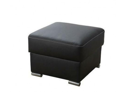 Modern stool bench upholstered footrest corner stool in black ottoman stool