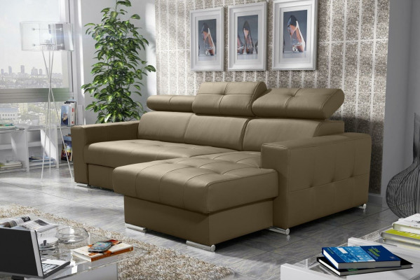 Sofa corner couch upholstery living room new L-shape fabric leather living landscape sofas