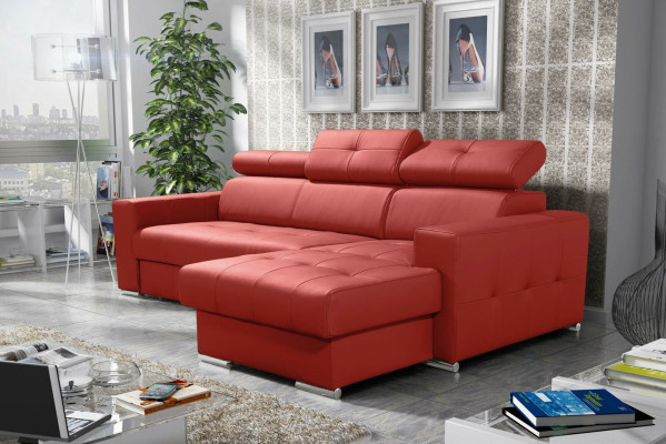 Sofa corner couch upholstery living room new L-shape fabric leather living landscape sofas