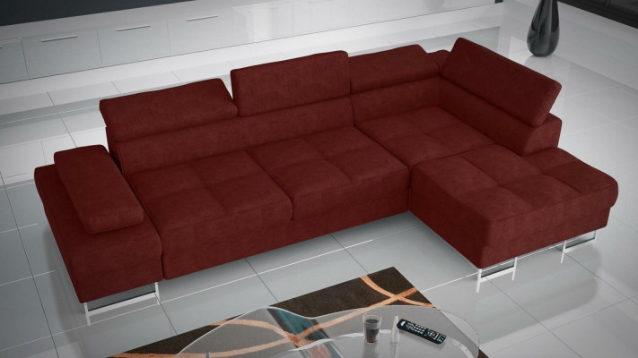 Sofas L shape sofa couch upholstered living landscape design corner sofa textile leather new