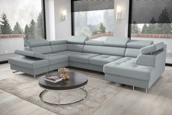 Textile Sofa Corner Sofa Sofa Couch Upholstered Living Landscape Leather Sofas Couches U Shape