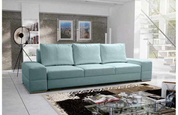 Couch Faux Leather Sofa Elegant Design Designer 3-Seater Furniture Classic Furniture XXL