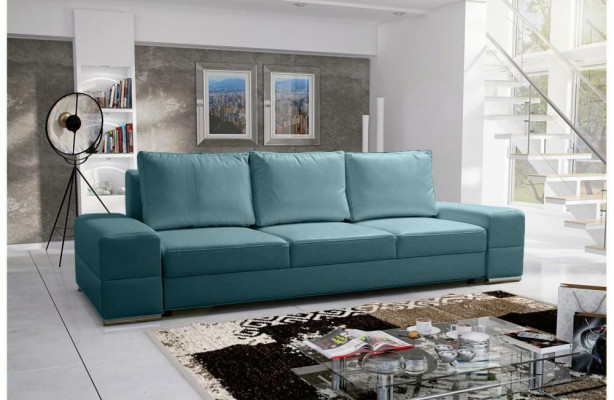 Couch Faux Leather Sofa Elegant Design Designer 3-Seater Furniture Classic Furniture XXL