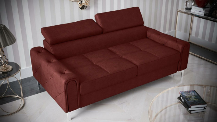 Design Couch Luxury Upholstered Furniture Sofa Couch Seat Leather Textile New 186x100cm