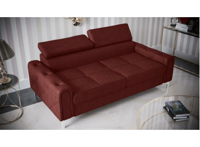 Design Couch Luxury Upholstered Furniture Sofa Couch Seat Leather Textile New 186x100cm