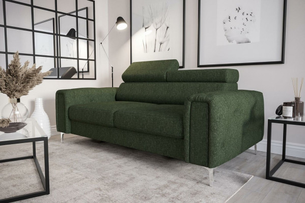 Design Couch Luxury Upholstered Furniture Sofa Couch Seat Leather Textile New 186x100cm