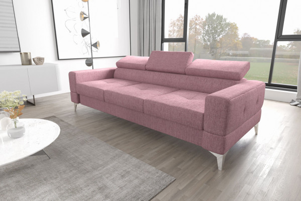 Three-seater couch upholstery design sofa modern 3-seater room furniture pink sofas