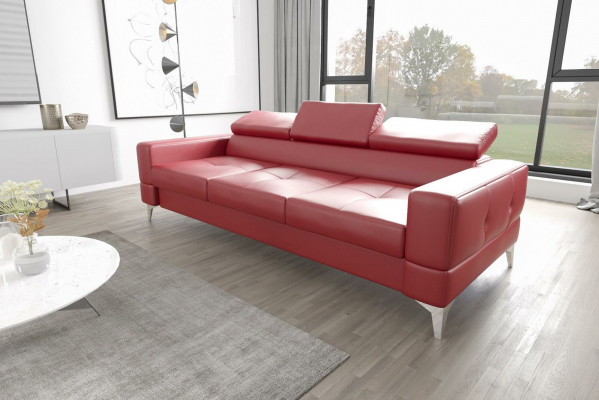 Three-seater couch upholstery design sofa modern 3-seater room furniture pink sofas