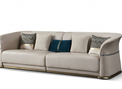 Luxury three-seater couch seat cushion 3-seat cushion couches lounge club sofa