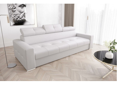 Modern 3-seater sofa room furniture white upholstered three-seater couch design sofa