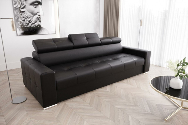 Modern 3-seater sofa room furniture white upholstered three-seater couch design sofa