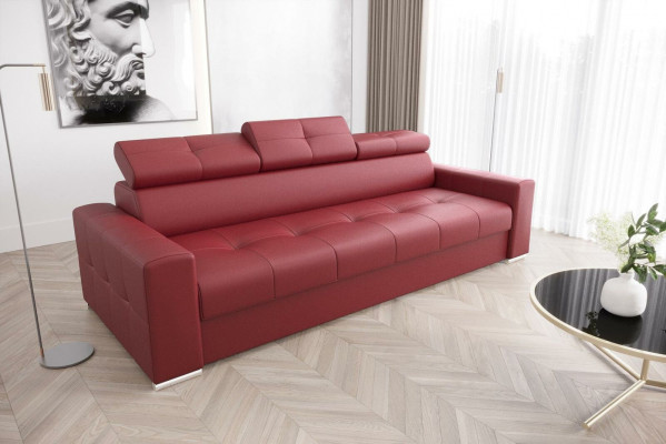 Modern 3-seater sofa room furniture white upholstered three-seater couch design sofa