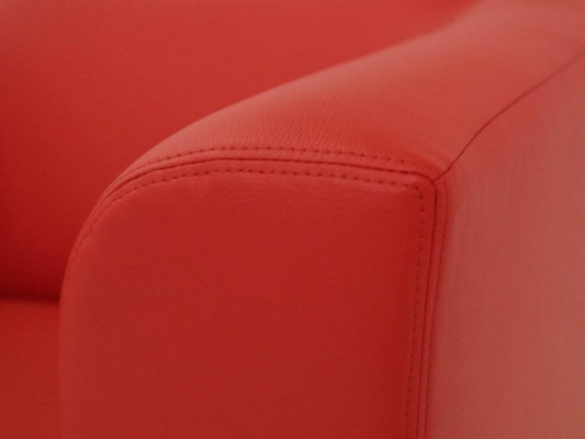 Sofa 3-seater design sofas upholstered couches relax leather modern three-seater new