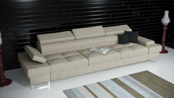 Sofa 4-seater Couch Upholstered Design Sofa 4-seater Sofas Textile Design Sofa Furniture