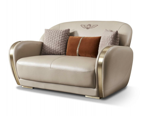 Elegant Design Luxury Velvet Fabric Sofa Couch Upholstery 2 Seater