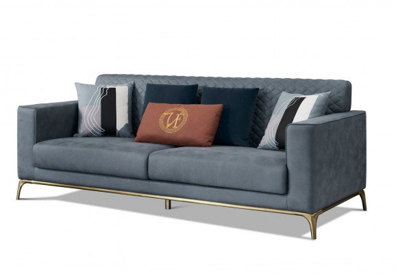 Fabric sofa three-seater couch design furniture Italian interior sofas couches