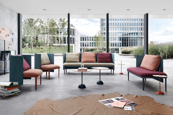 Set Sofa Set 3+1+1+Chaise Lounge Couches Sofas Complete 4-piece. Office