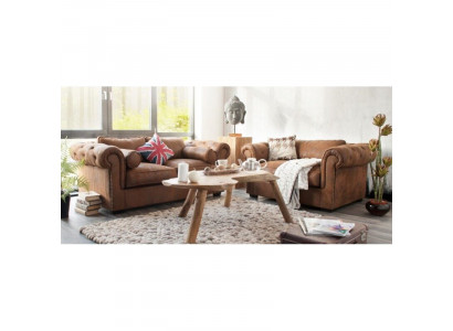 Chesterfield Sofa Set 3+2 Couch Upholstery Set Sofas Couches New Leather Sofa