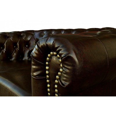 Chesterfield Sofa Set 3+2 Couch Upholstery Set Sofas Couches New Leather Sofa