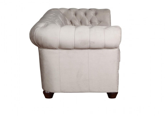Chesterfield Sofa Set Couch Set 321+Ottoman Seat Upholstery Suites Textile