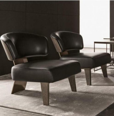 Design armchair couch sofa relax fabric luxury lounge TV club seat