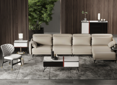 Designer leather sofa corner sofa upholstery corner couch seat L-shaped set new sofa
