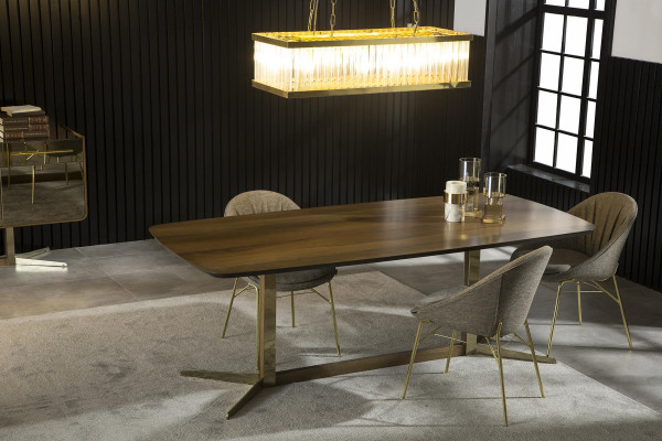 Dining table furniture table luxury interior stainless steel legs kitchen table tables