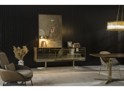 Sideboard sideboard console mirror cabinet lowboard mirrored fronts