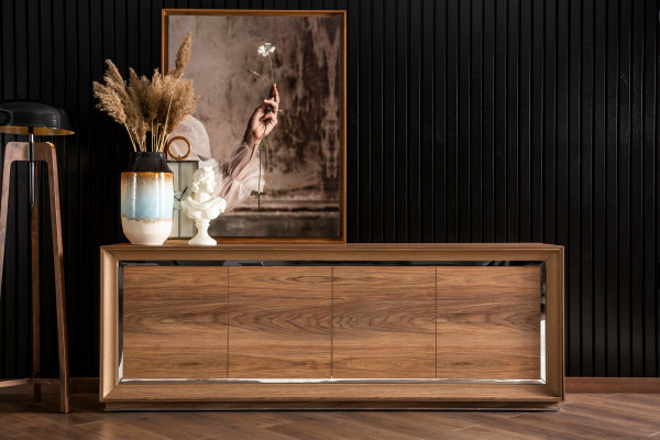 Brown dresser sideboard buffet cabinet furniture sideboard 218cm