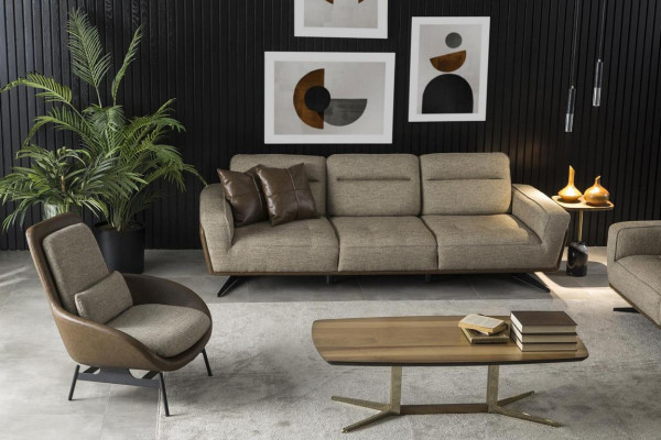 Comfortable couch 260cm big sofa couches sofas fabric sofa textile living room