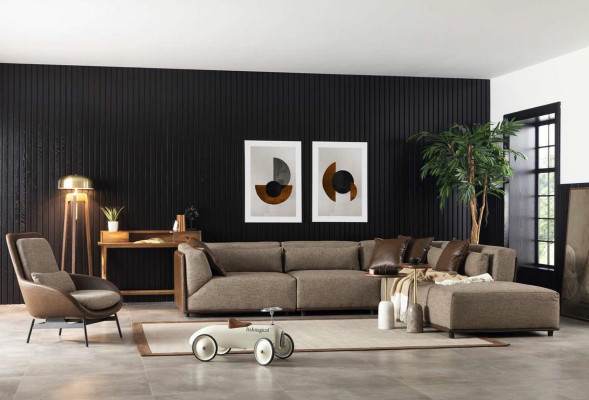 Sectional corner sofa couch upholstery furniture corner suite sofa fabric sofa