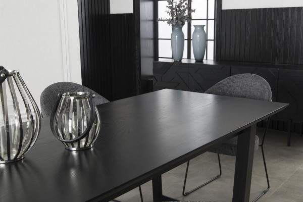Dining set black dining room set sideboard cabinet chairs dining table dining group