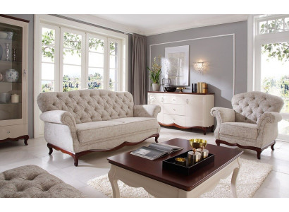 Seat cushion Chesterfield sofa set sofa couch 2-piece sofas 3+1