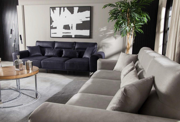 Sofa set couch set furniture suite 3+3+1 Italian style furniture